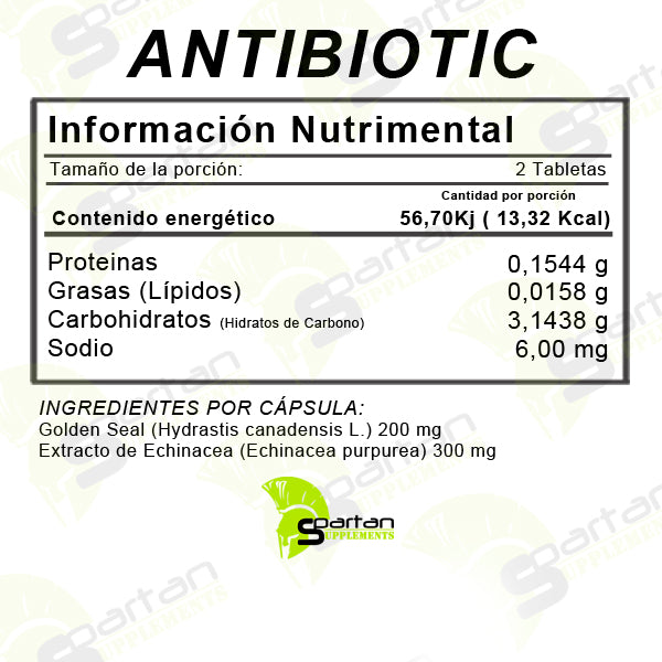 Antibiotic Gold 60 Tabletas